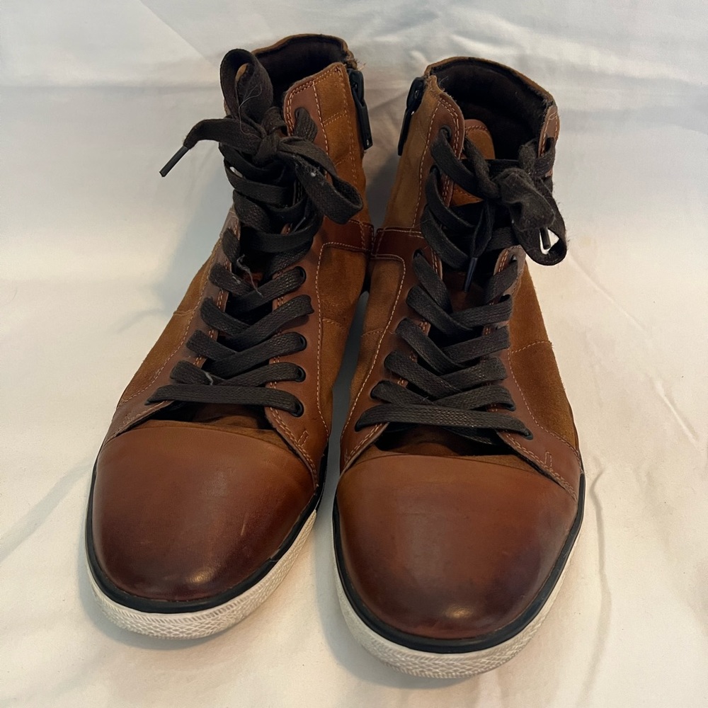 Kennth Cole Sun-Down zip-up high top shoes Size: 12